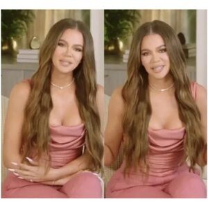 Pink Satin Cowl Neck Crop Top ASO Khloe Kardashian L Bustier